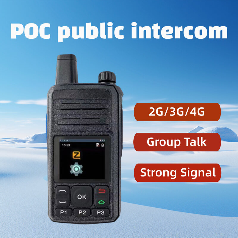 T50 für zello walkie-talkie android system mit wifi, bluetooth, usb aufladung, englisch display, außenhandel version app4g
