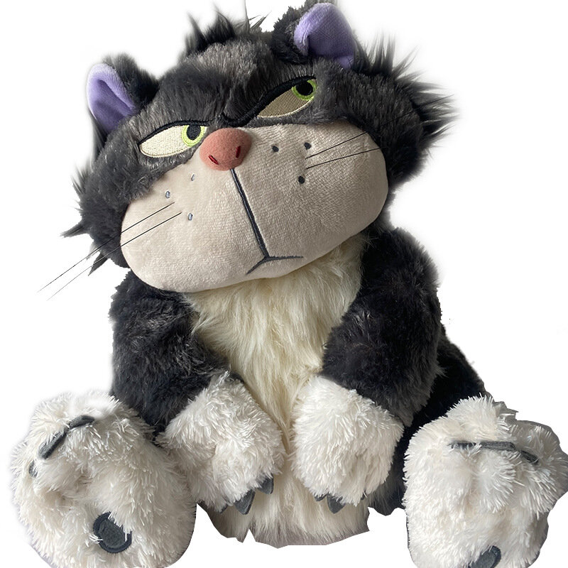 Disney Cenicienta Lucifer gato juguete de peluche para niños, muñecas de animales de peluche, regalo para niños, 30cm, nuevo, 2022