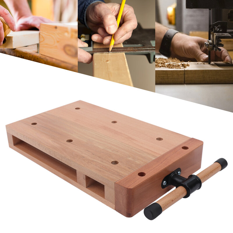 Stasiun Vise pekerjaan kayu Desktop meja kerja kayu dengan penjepit Superior baru AS