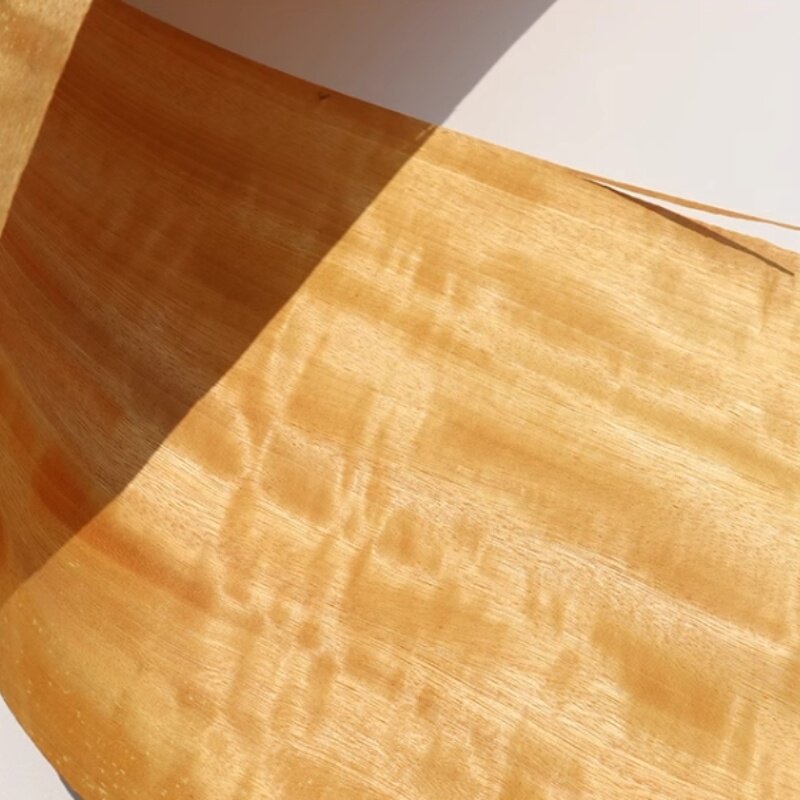 Folheado Sombra Dourada Natural, Madeira Maciça Pura, L: 2.5 Metersx200x0.5mm