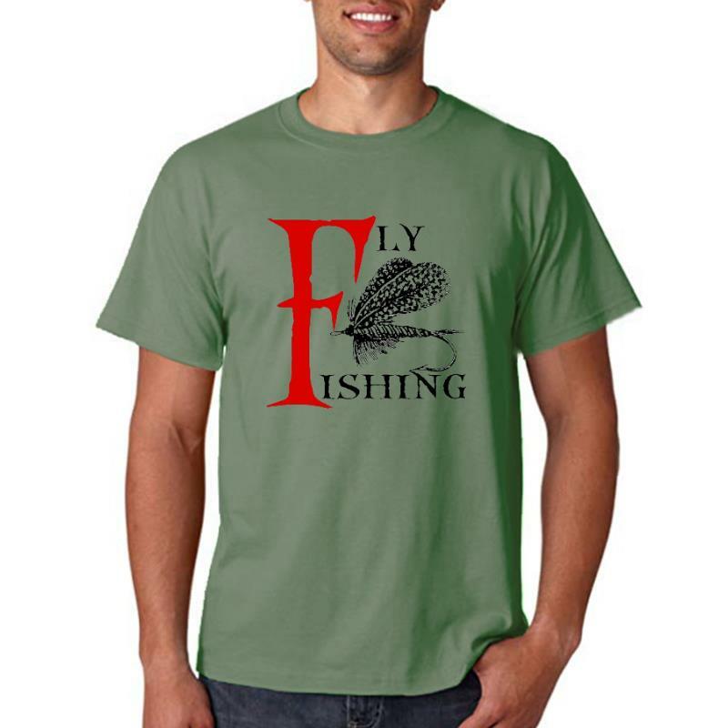 Title: Fly Fishing T-Shirt Neu All Sizes Top Quality MenS Summer T-Shirt 2022  Fashion T Shirt