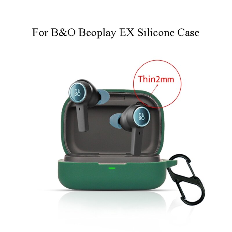 Compatibile per B & O Beoplay-EX copertura per auricolari Shell antiurto antigraffio custodia in silice lavabile custodia antipolvere