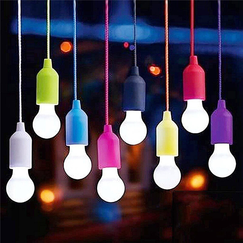 Ampoule LED portable, lampe de proximité, guirlandes lumineuses, tente de camping, veilleuse, lanterne pour fêtes, mariages, festivals, barbecue