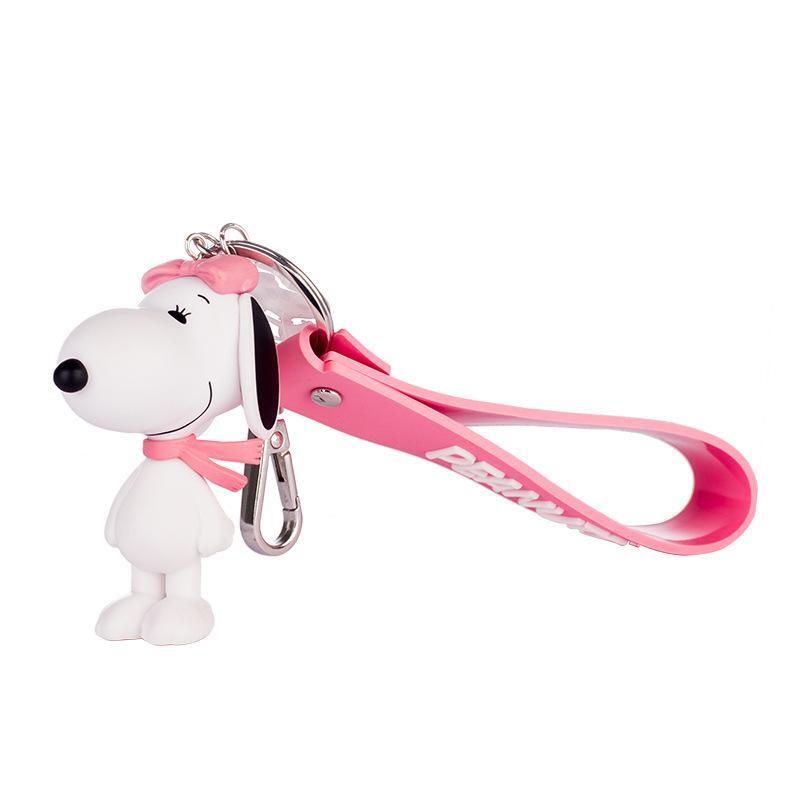 2023 Kawaii Sanrio New Snoopy Cartoon Schoolbag Charm Pendant Bag Jewelry Car Keychain Gift for Girls Toys for Girls