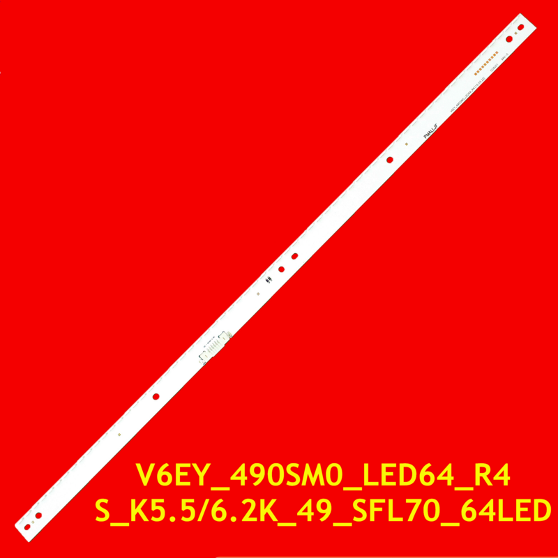 LED Strip for UE49K5510 UE49K5550 UE49K5670 UE49K6370 UE49K6550 UE49M5510 UE49M5520 UE49M5670 UE49M6320 V6EY_490SM0_LED64_R4