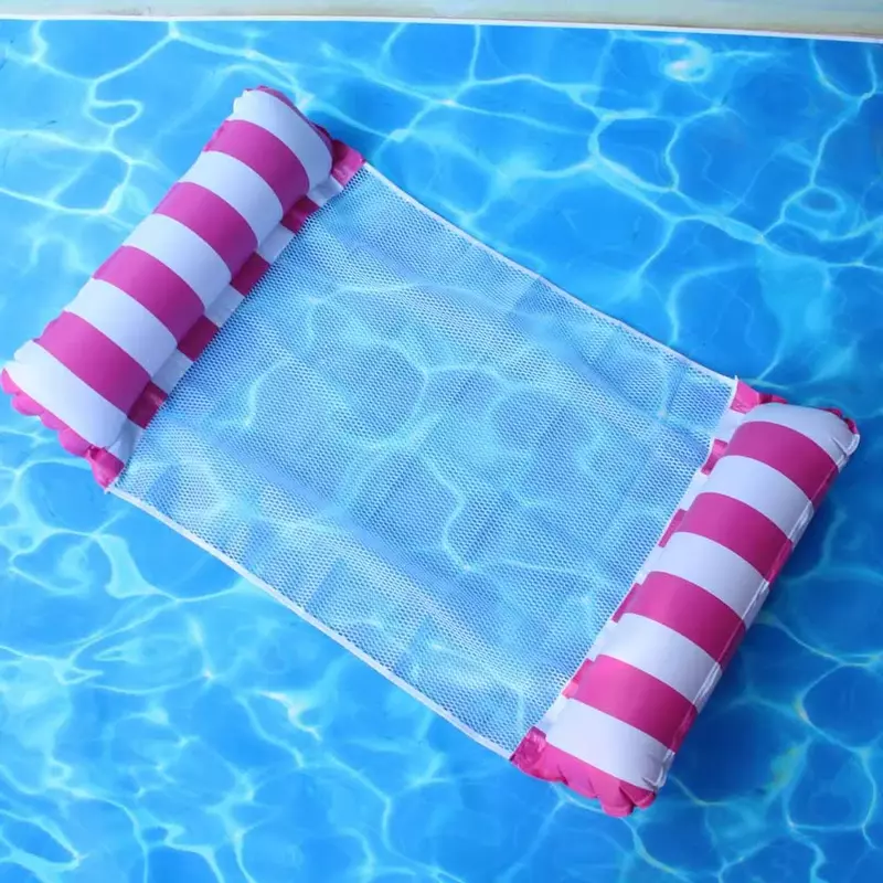 Hamak do wody fotel wypoczynkowy nadmuchiwany pływający materac do pływania nadmuchiwane koło morska impreza przy basenie zabawki rekreacyjne