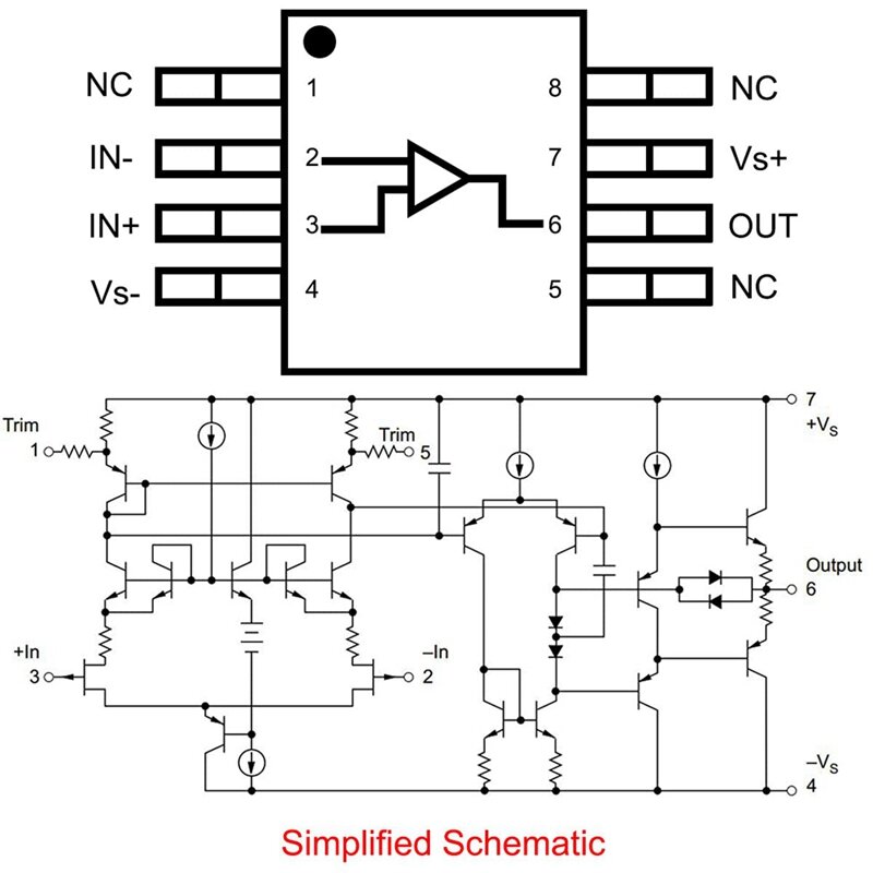 ABGZ-2Piece OPA627 X2 girano all'amplificatore operazionale doppio OPA627 singolo amplificatore operazionale al modulo SMD doppio dell'amplificatore operazionale alla immersione