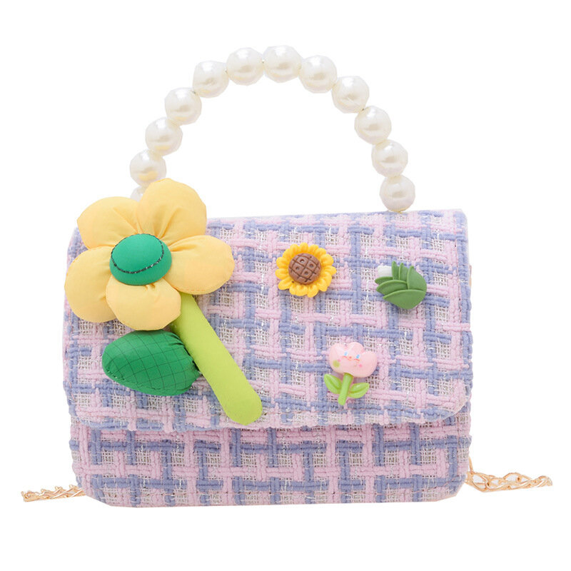 Bolsa de mensajero con flores Para Niños, bolso cruzado Para madre e hijo, bolsos escolares Para niñas, bolsos Para Niños y mujeres