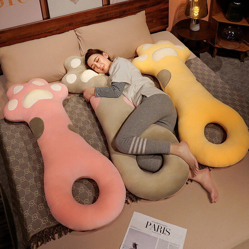 95/135cm kreatywny miękki długi Paw poduszka zabawki zwierzątka poduszka pluszowe wypełnione Sofa podłoga poduszka do domową sofę dzieci dziewczyny prezent
