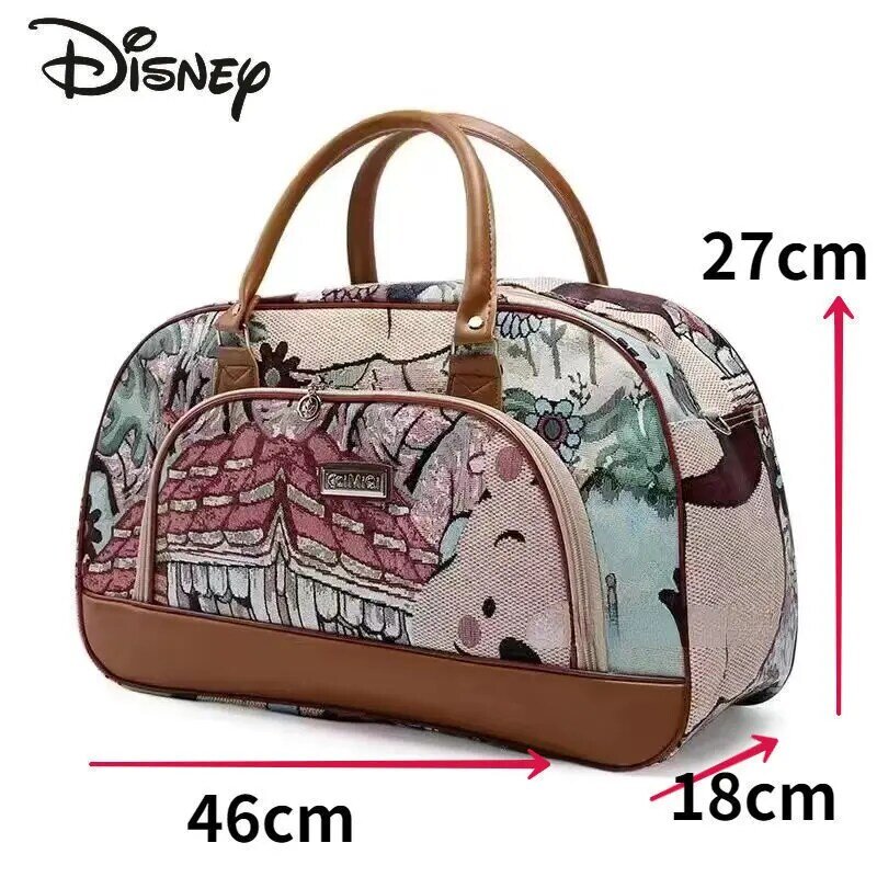 Disney Winnie Bear-bolso de viaje para mujer, bolsa de viaje portátil de marca de lujo, de gran capacidad, de alta calidad, Unisex