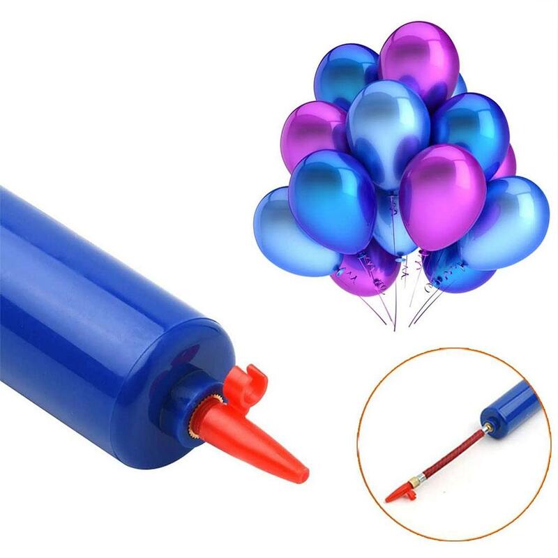 1Set Ball Pump Set Hand Pump Inflator Portable Ball Inflating Pump Tools with Air Hose for Outdoor basketball exercise