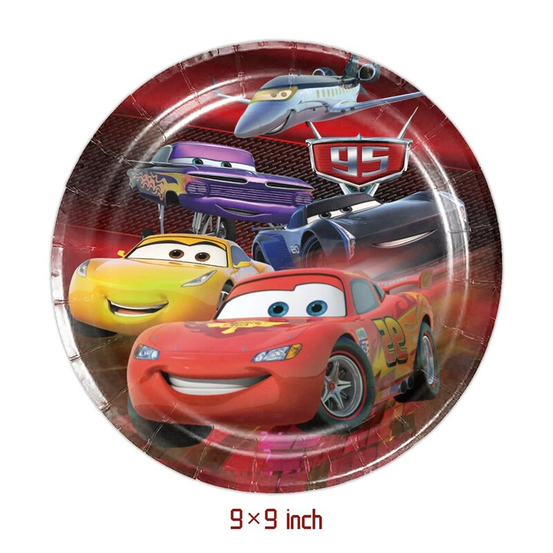 Disney Cars Birthday Party Decorations Balloons Cartoon Lightning McQueen Theme Baby Shower Kids Birthday Party Supplies