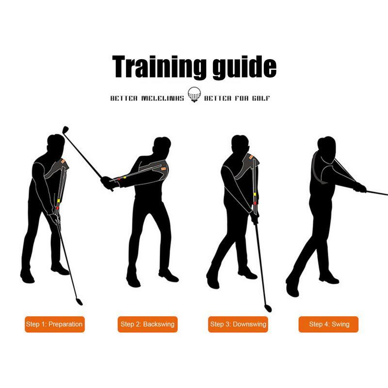 Pendukung lengan Golf, latihan ayun pukulan Golf dapat dipakai meningkatkan kekuatan ayunan Golf Exercicer untuk halaman Golf