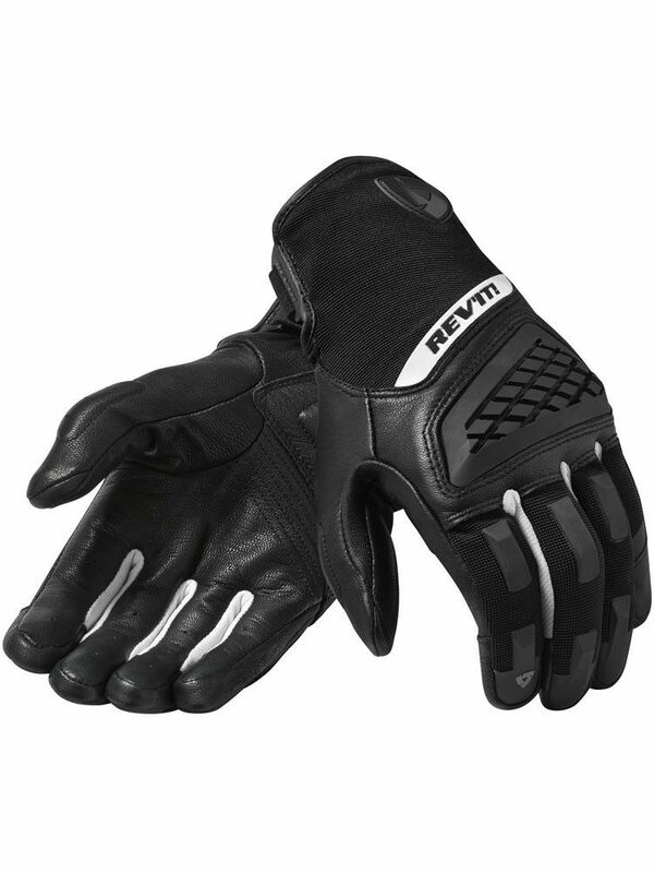 Revit-guantes de cuero genuino para motocicleta, protectores de manos de color negro para carreras de verano, MX, Neutrons 3, novedad
