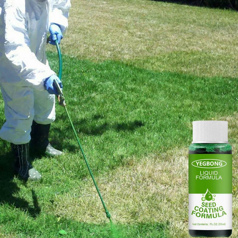 Espray de césped verde instantáneo, líquido de siembra para el hogar, ecológico, Reparación de Pintura de césped, 59ml