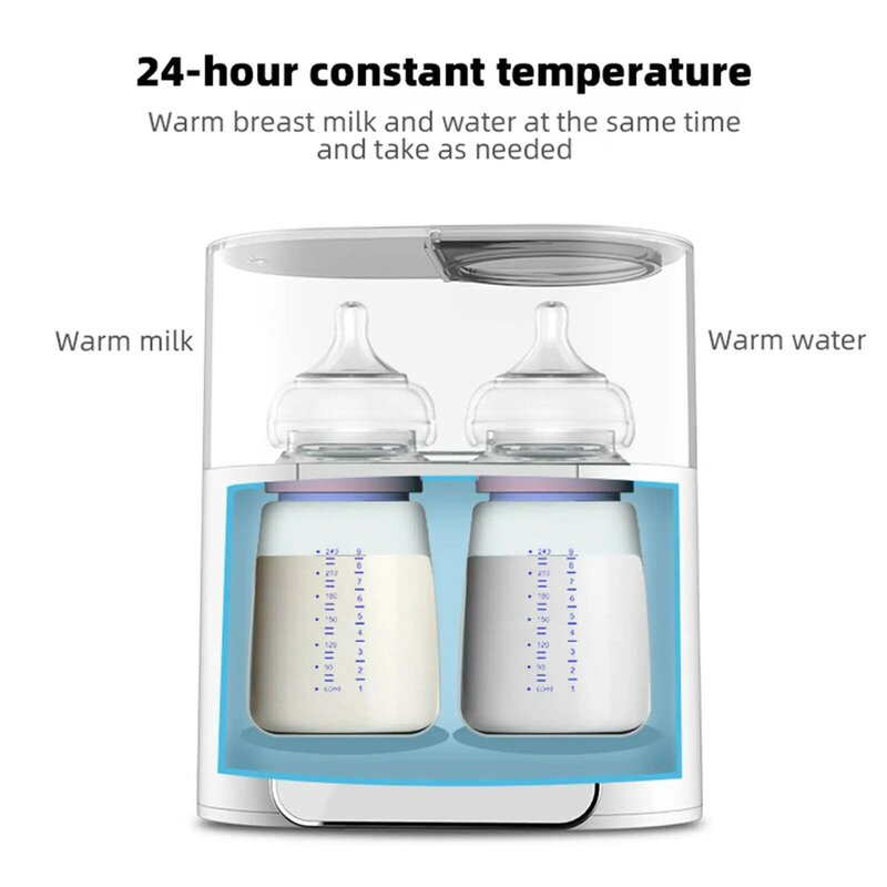 Garrafa de alimentação do bebê aquecedor 24hrs termostato viagem leite aquecedor máquina fórmula e leite materno dispositivo aquecimento para viagens