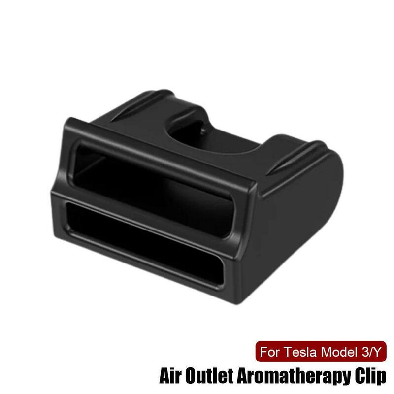 Clip de aromaterapia de salida de aire para Tesla Model Y 3, soporte de Clip de aromaterapia para Tesla Model 3/Y, Interior de coche eléctrico
