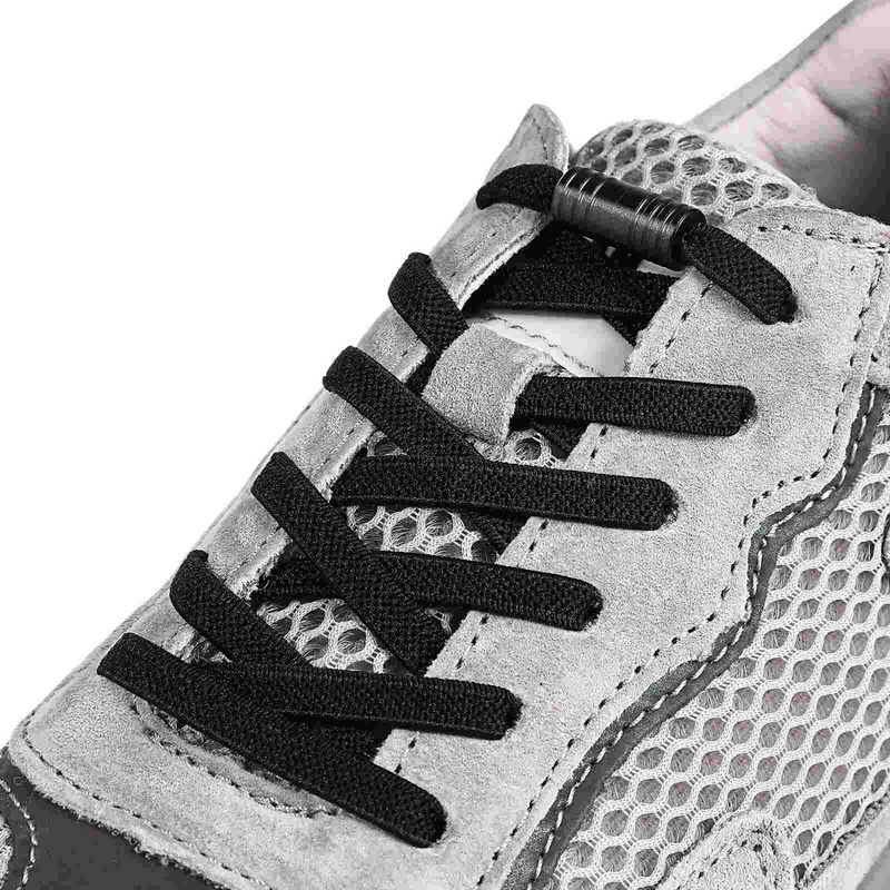 2 paia di lacci elastici per bambini senza lacci per scarpe Sneakers stivali per adulti in tessuto per bambini