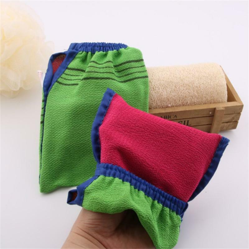Asciugamano bifacciale asciugamano da bagno esfoliante coreano asciugamano da doccia Scrub per il corpo portatile per adulti asciugamano a grana grossa