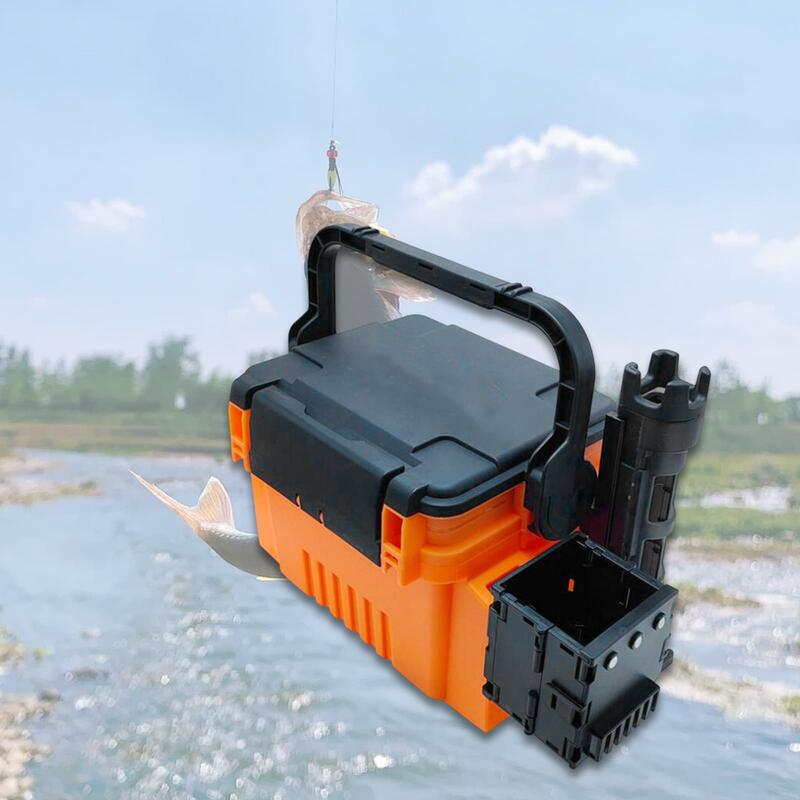 Multifuncional pesca caixa titular, suporte bebida, equipamento presente