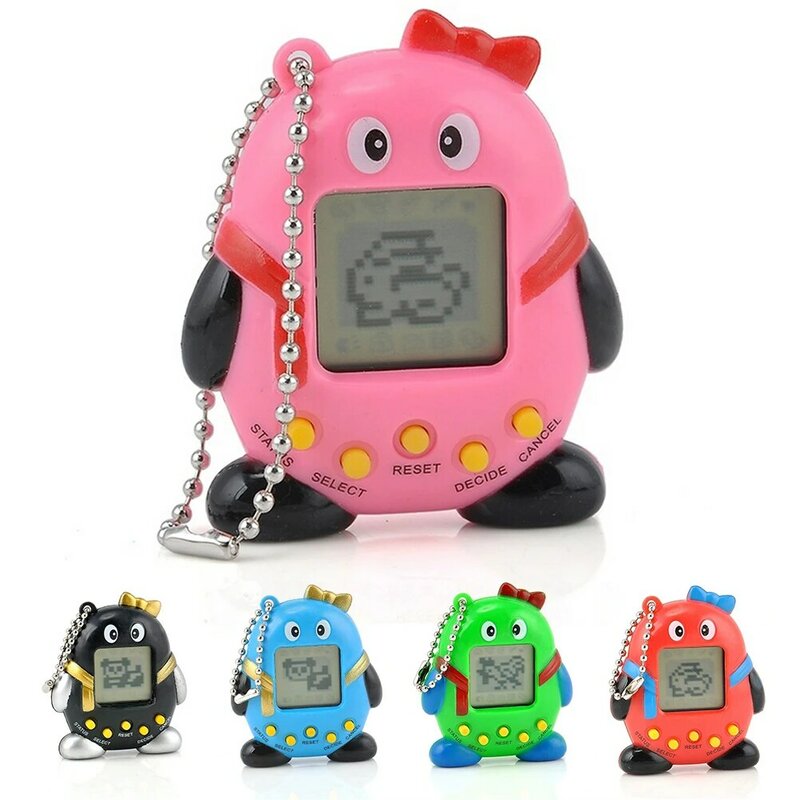 1 pz colore casuale bambini Kid Virtual Pet gioco di allenamento portatile elettronico Mini Pet Machine 168 animali domestici in 1