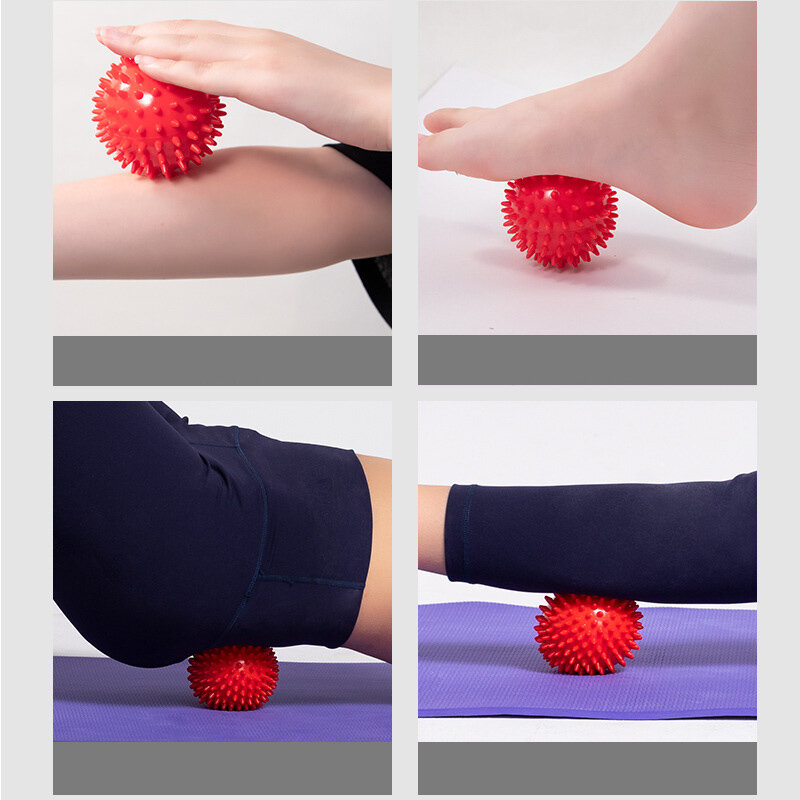 Мяч массажный Spiky из ПВХ для фитнеса и снятия боли в ступнях, 7 см