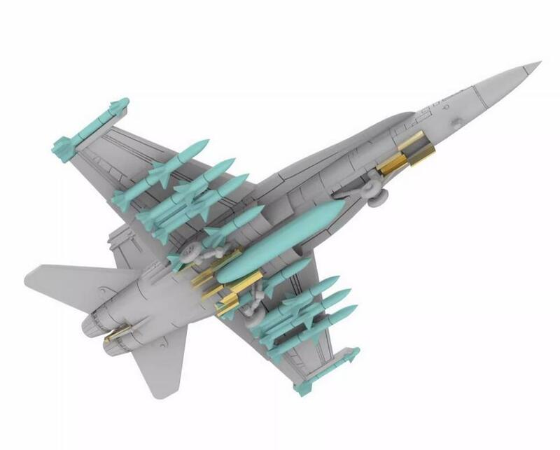 SNOWMAN SG-7049 1/700 F/A-18C Hornet Strike Fighter l (Air-to-Air) Model Kit