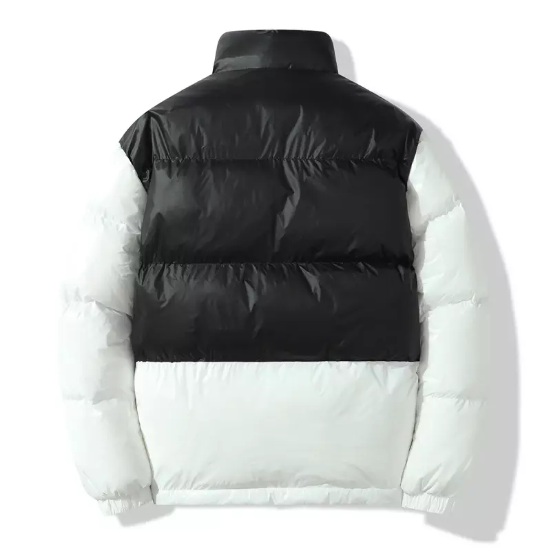 Парка UETEEY Мужская/женская зимняя, модная пушистая утепленная куртка с хлопковой подкладкой, утепленная Повседневная Свободная куртка в стиле унисекс, с воротником-стойкой