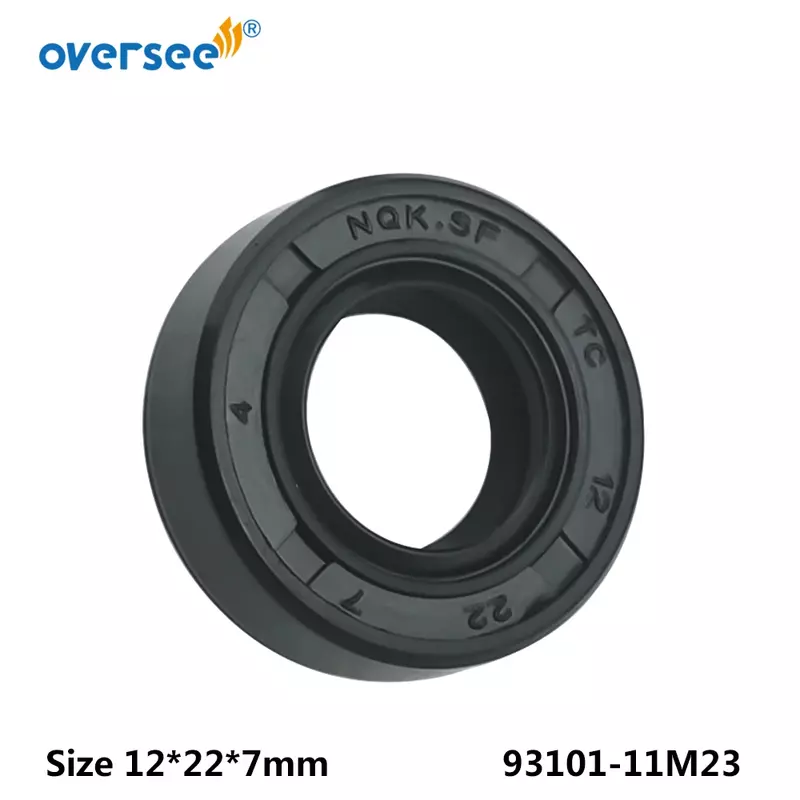 Outboard Drive Shaft Oil Seal 93101-11M23 12*22*7 Fit for Yamaha F9.9 Engine 9310111M2300