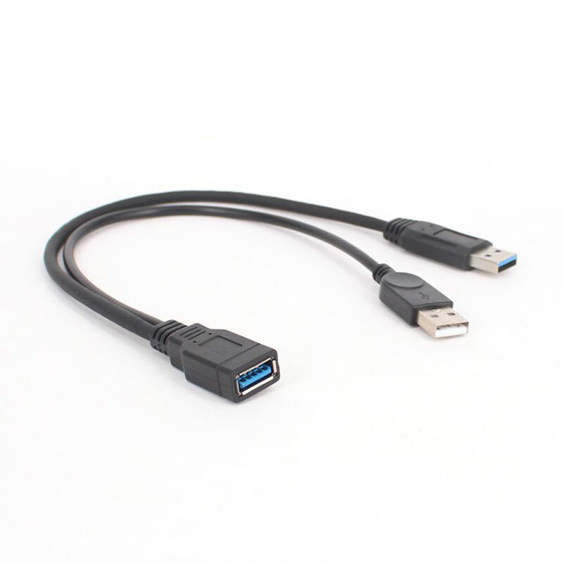 USB 3,0 2,0 Stecker Buchse zu Dual USB 3,0 Stecker Buchse Splitter 2 Port USB Hub Datenkabel Adapter kabel für Laptop l1