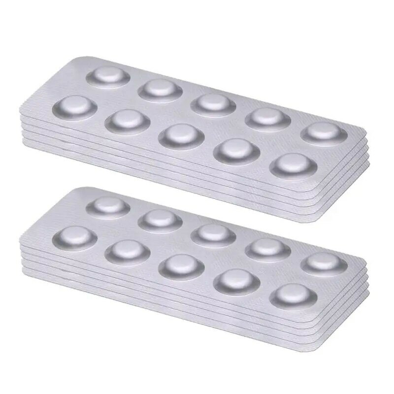 Water Chlorine Test Tablets 100 PCS Fast DPD1 Chlorine Test Piece Visual High Range Free Chlorine Testing Tablets For Water