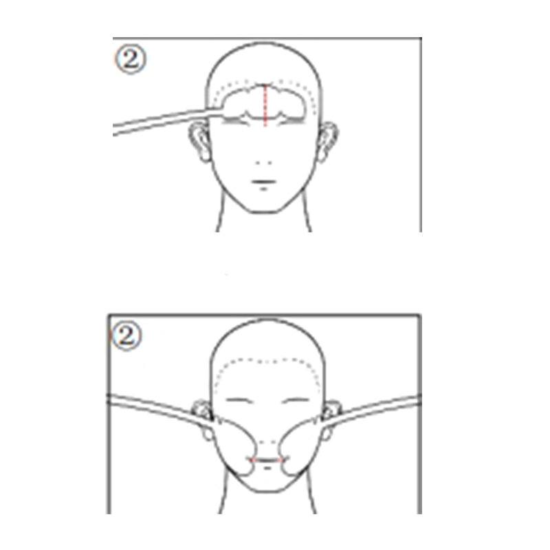 Tecnologia da remoção do enrugamento do PE do RET, cara, olho, China, remendo da testa, acessório da máquina