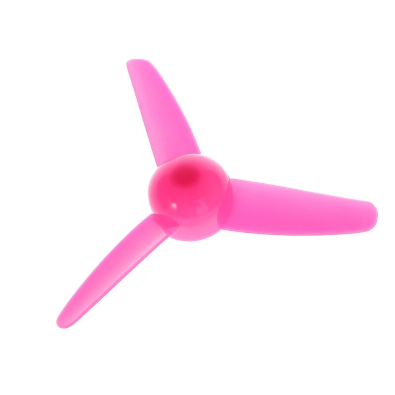 1PC Windenergie Speelgoed Drie Plastic Propeller Accessoires As Diameter 2mm Dropship