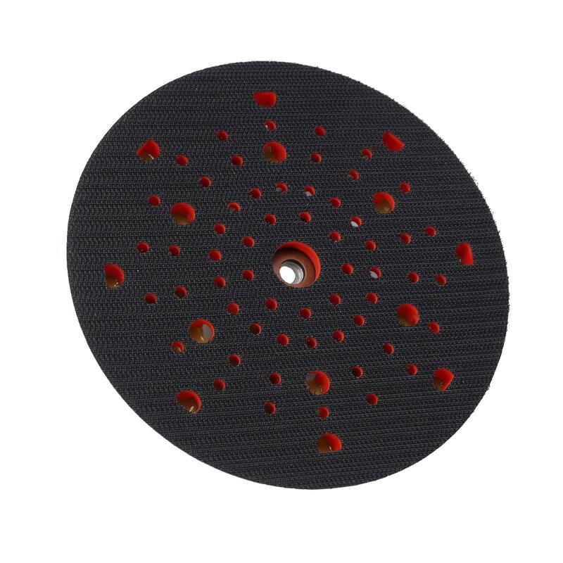 1pc 6 Inch Sanding Pad Medium Hook And Loop Multi-Hole Back-Up For Bosch RSM6045 PU+ Aluminum Power Tool Accessories