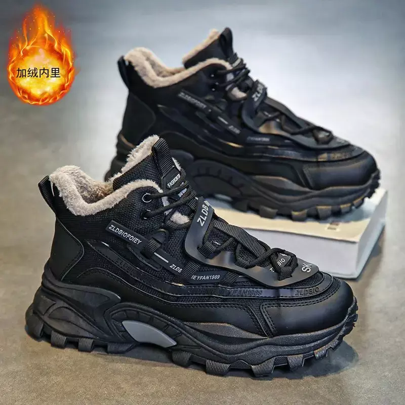 Men's Shoes Winter 2023 New Korean Style Canvas Shoes Men's Sneakers Spring, Autumn and Winter Sports Casual Shoes Men's Fashion