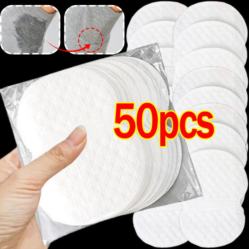 10/50 pz cuscinetti per il sudore deodoranti sotto le ascelle invisibile sudore sudore adesivi assorbenti abbigliamento scudo Pad cura antitraspirante