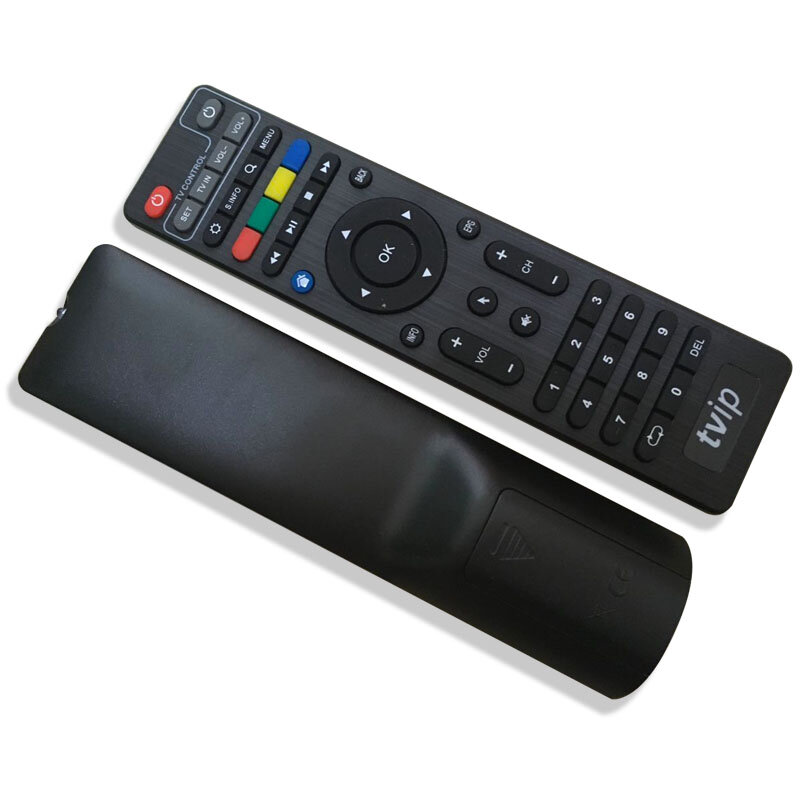 Original Hot Sale TVIP TV Box Remote Control For TVIP710 TVIP605 Black Color TVIP Remote Controller Without Bluetooth