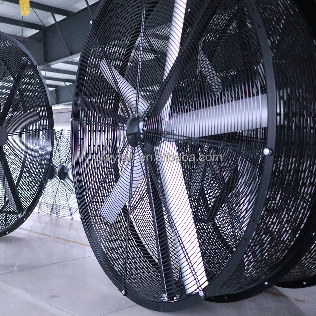 Ventilatore a piedistallo industriale da 47 pollici ventilatore a tamburo industriale ad alta velocità raffreddamento palestra portatile silenzioso grande ventilatore da pavimento oscillante