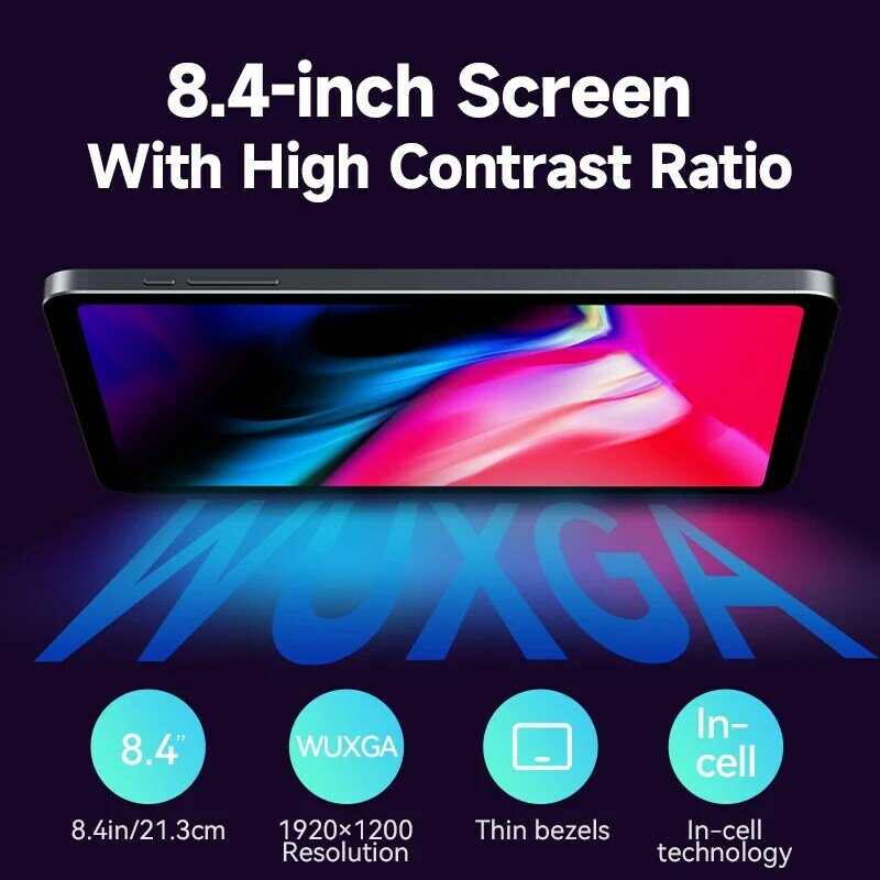 Alldocube iPlay50 Tablet Mini PRO, Netflix L1 8.4 inci Android13 Helio G99 RAM 8GB ROM 128/256GB kartu SIM ganda iPlay50 Mini PRO