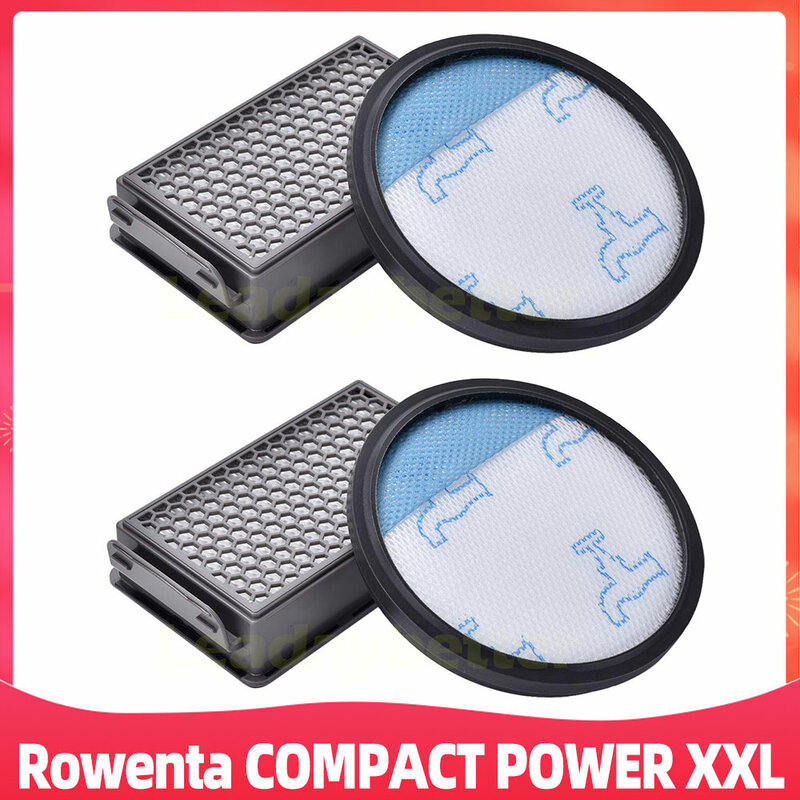 Kit de filtres Hepa pour Rowenta COMPACT POWER, média, ZR780000, RO4811EA, RO4871EA, RO4855EA, RO4826EA, RO4859EA, RO4825EA, RO4881EA