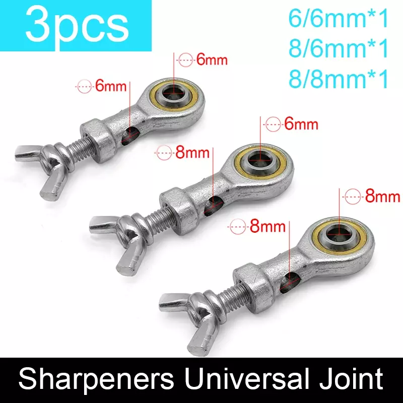 มีด Sharpener อุปกรณ์เสริมโลหะ Slider แบริ่ง Match Sharpening ระบบ Universal Joint เปลี่ยนชิ้นส่วน6มม.ปรับมุม