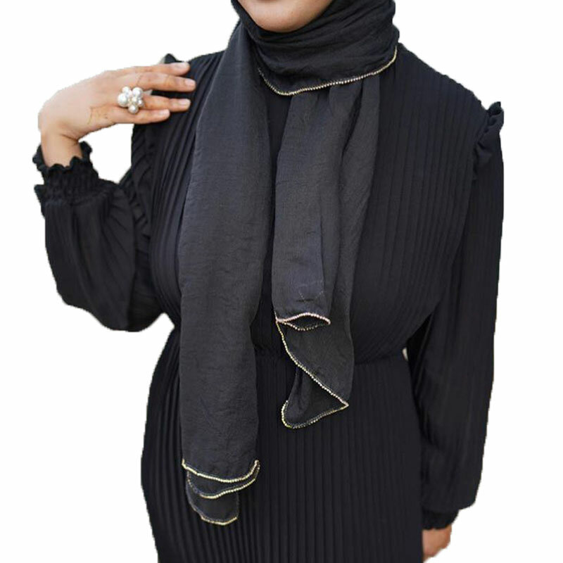 イスラム教徒の女性のためのヒジャーブスカーフ180x80cm,女性のための柔らかいイスラムのショールとラップ,卸売価格