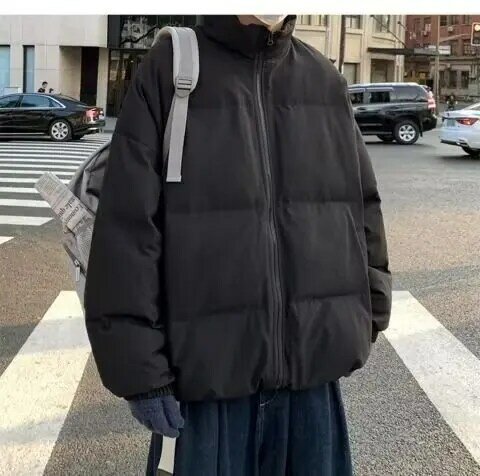 Зимняя хлопковая одежда, Мужская свободная трендовая универсальная Повседневная хлопковая куртка в Корейском стиле, модная брендовая хлопковая куртка