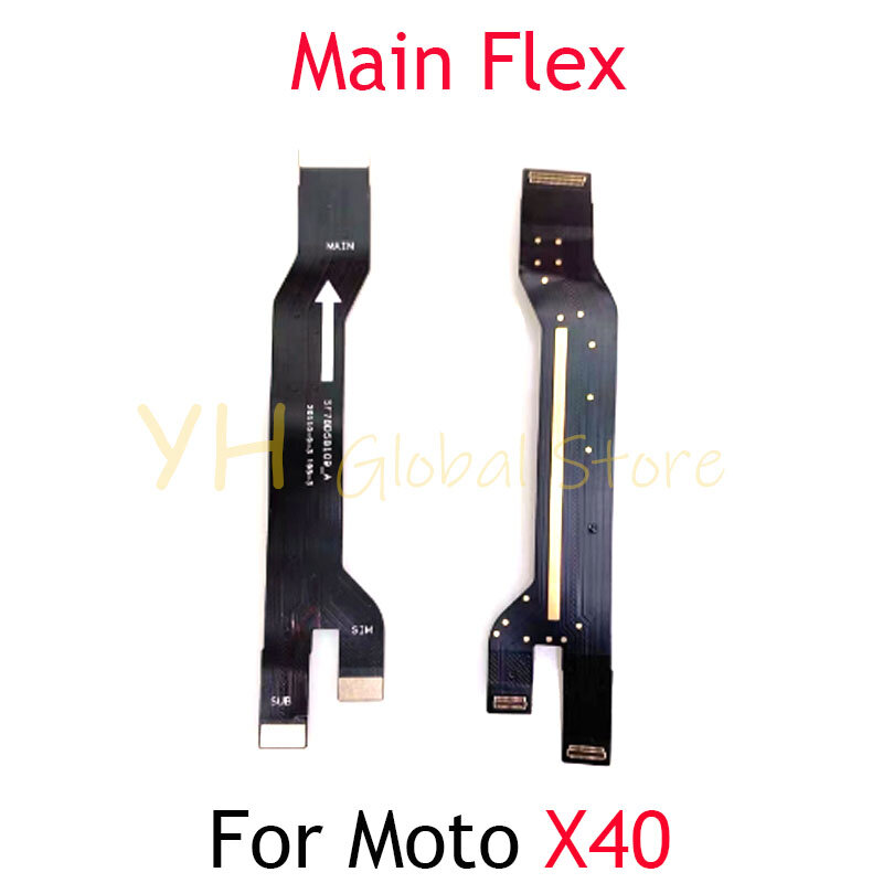 Per parti di ricambio del cavo flessibile della scheda LCD del connettore della scheda madre principale Motorola Moto X40