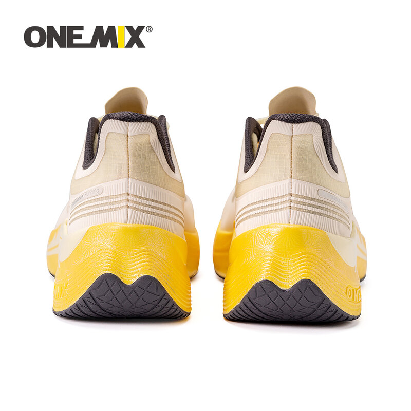 ONEMIX รองเท้าวิ่งรองเท้าน้ำหนักมาราธอน Breathable ตาข่ายรองเท้าผ้าใบฟิตเนสลื่นฤดูร้อนกีฬากลางแจ้งรองเท้า