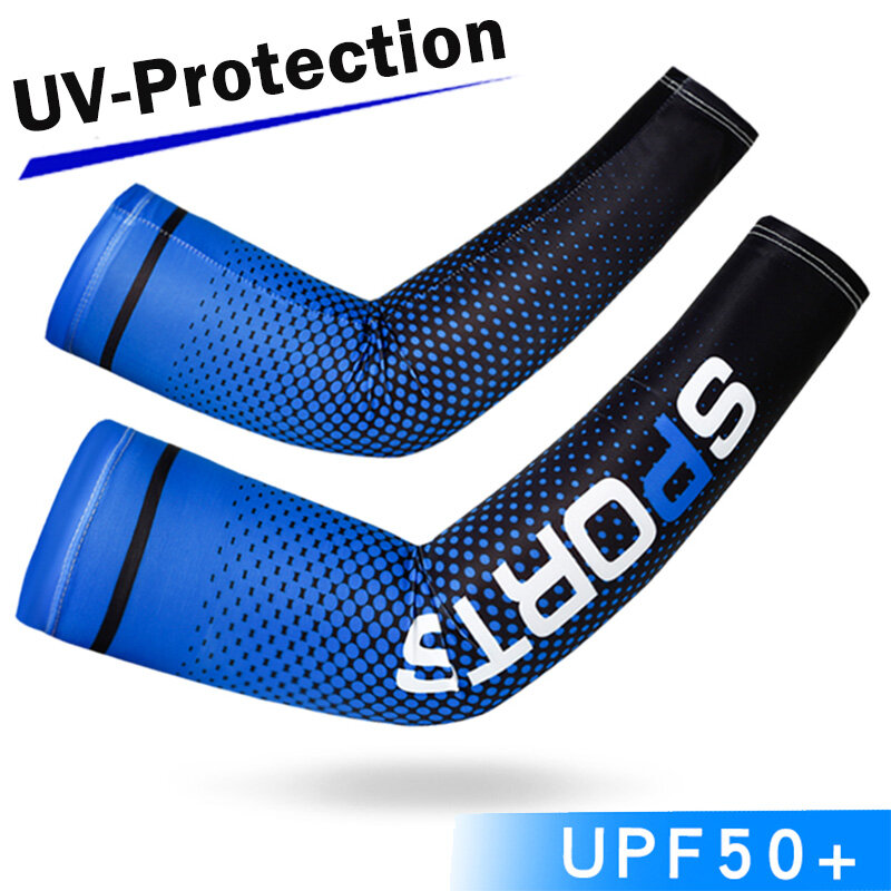 Guanti lunghi protezione UV per il sole protezione per le mani manicotti per le braccia manicotti per la protezione solare in seta di ghiaccio manicotti per ciclismo sportivi freschi
