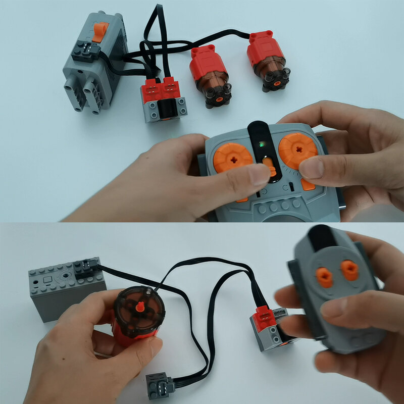 Verbesserte Rote Plus M/L/XL Motor MOC Power Funktionen Servo Motor Kompatibel mit legoeds 8883 88003 8882 88004 hohe Geschwindigkeit DIY Spielzeug