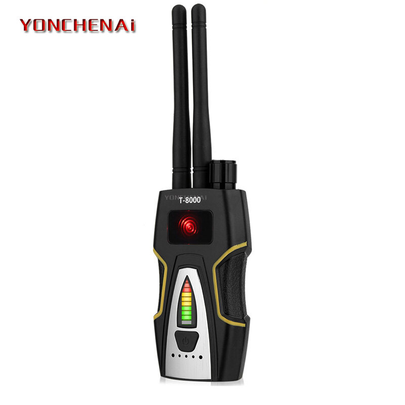 Detektor sinyal nirkabel portabel, pendeteksi sinyal telepon nirkabel portabel Anti pelacakan, pemantauan Anti lokasi, detektor sinyal GPS Anti posisi