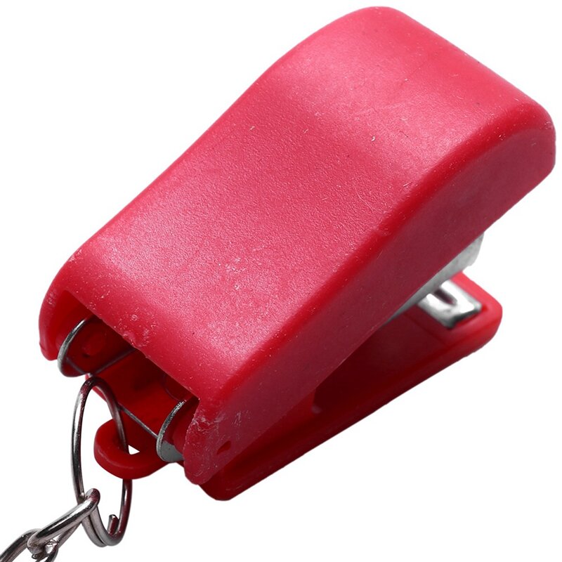 Stapler Mini plastik, aksesori kantor banyak warna Kawaii 2 buah
