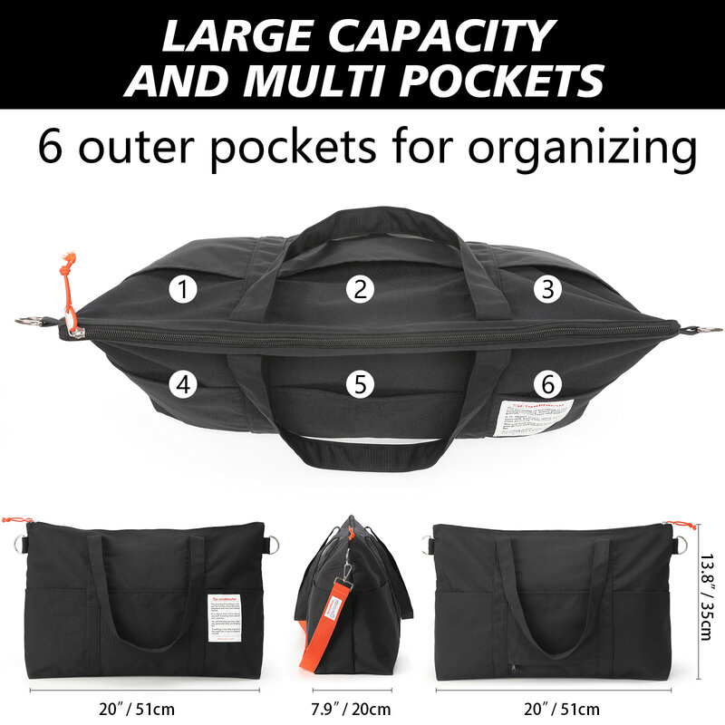 Tragbare Reisetasche große Kapazität Sport Schulter Sporttasche Gepäck griff Reisetasche Umhängetasche für Frauen/Männer